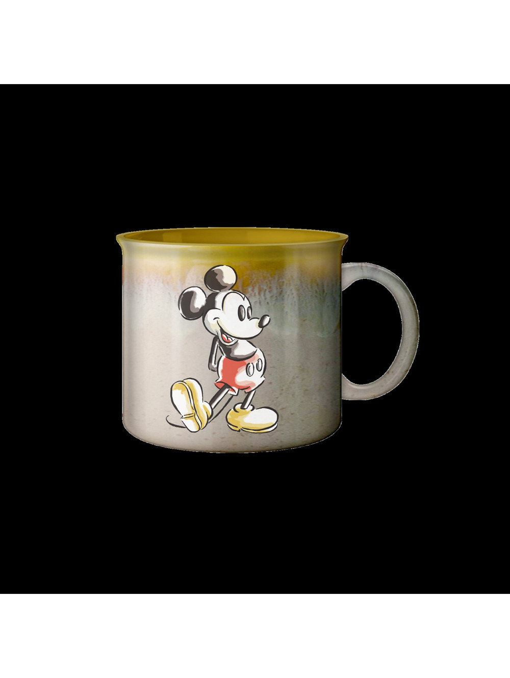 Silver Buffalo - Disney Mickey Reactive Glaze 20oz Ceramic Camper Mug